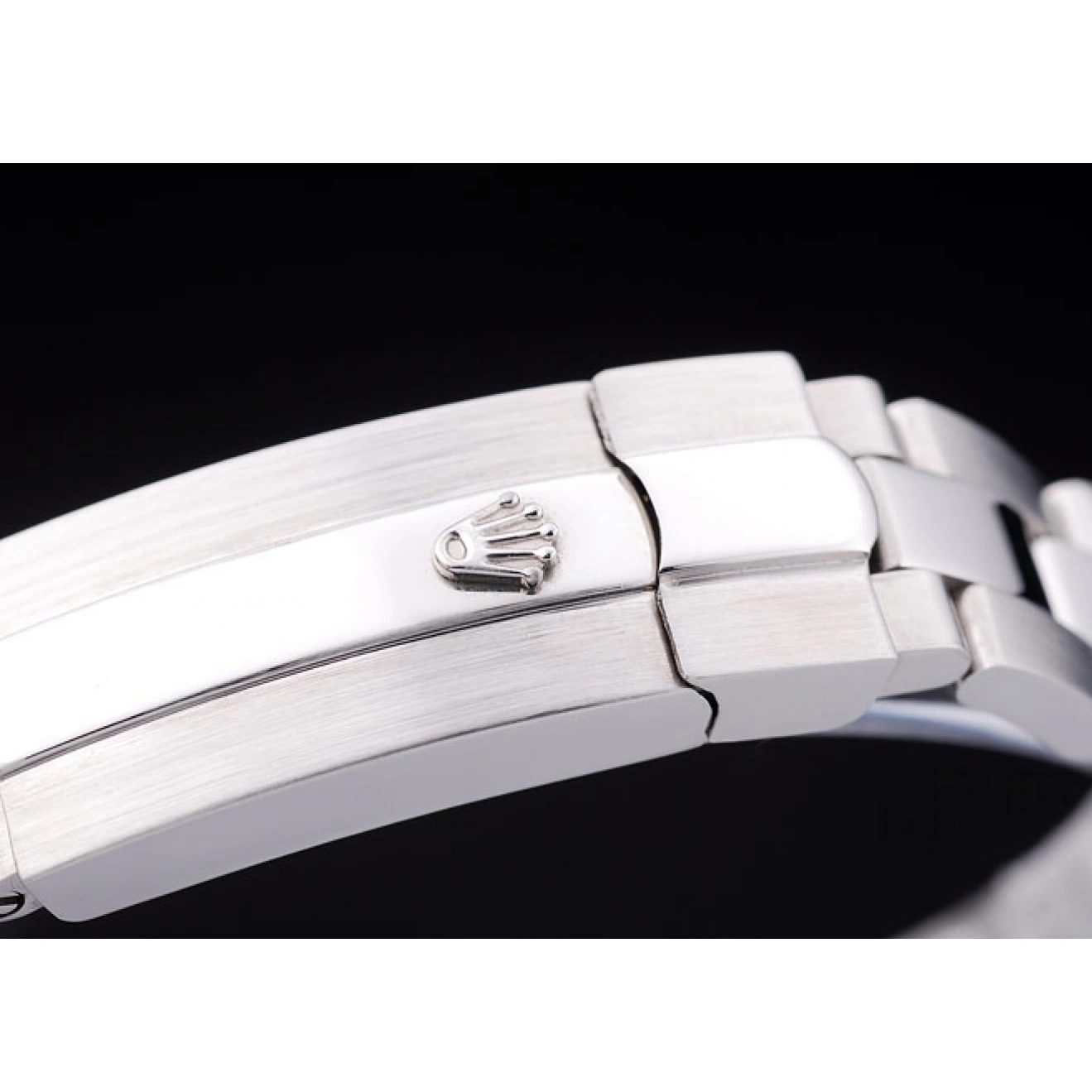 Aaa replica watch Polished Silver Silver Diamonds Dial Rolex Bezel Datejust 7474 0823